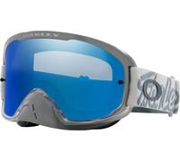 Oakley O-Frame 2.0 Pro MX Troy Lee Series, lunettes de protectio Gris Bleu Réfléchissant Gris Bleu Réfléchissant