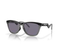 Oakley OO9289 Frogskins Hybrid Round Sunglasses, Matte Black/Prizm Grey, 55 mm