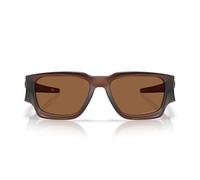 Oakley Oo9514 Instigator Lunettes de soleil rectangulaires pour homme, Root Beer/Prizm Bronze mat, 58 mm