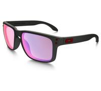 Oakley paire de lunettes holbrook matte black positive red iridium ref oo9102 36