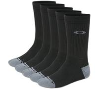 Oakley Performance Paire de 5 Chaussettes Noir FR : S-M (Taille Fabricant : M)