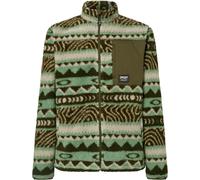 Oakley - Polaire chaude - Mountain Fire Sherpa Green Norway Pattern pour Homme - Taille M - Vert Vert M