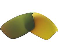 Oakley s Flak Jacket Verres de rechange pour homme Fire Iridium Polarized Taille unique