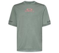 Oakley Apparel Seeker Flow Short Sleeve Enduro Jersey Vert XL Homme Aviator Green