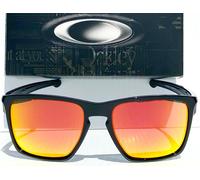 Oakley SLIVER XL Lunettes Polarizées Noir Brillant 2 Lentilles Galaxy Ruby