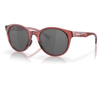 Oakley Femme Oakley OO9474 SPINDRIFT 947407 Lunettes de soleil O_matter Rouge Gris Ronde Polarisé Prizm