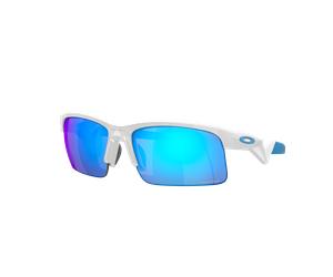 Oakley Sunglass OJ9013 Capacitor (Youth Fit) - Couleur du Monture: Blanc poli, Couleur de Lentille: Prizm Saphir