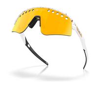 Oakley - Sutro Lite Sweep Mathieu Van Der Poel Signature Red Gold Splatter Prizm 24K - Lunettes de soleil