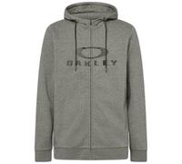 Oakley Sweatshirt à capuche Bark 2.0 Full Zip gris, logo noir - Taille L