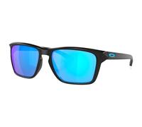 Oakley Homme Oakley OO9448 SYLAS 944824 Lunettes de soleil O_matter Noir Bleu Carré Normale Prizm Iridium
