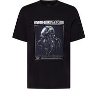 Oakley - T-shirt en coton - Futurescape Iced Jelly Tee Blackout pour Homme en Coton - Taille L - Noir Noir L