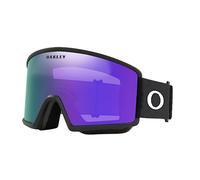 Oakley Target Line Masque de ski Noir avec lentille cylindrique, monture discrète, sangle réglable et protection UV 400 pour sports d'hiver