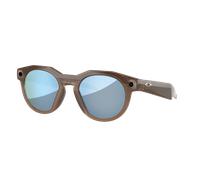 Oakley Unisex Oakley Meta HSTN - Couleur du Monture: Marron Smoke, Couleur de Lentille: Prizm Deep Water Polarized