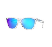 Oakley Unisex OO9013 FROGSKINS 9013D0 Lunettes de soleil O_matter Transparent Bleu Carré Normale Prizm Iridium