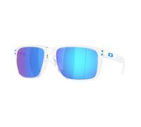 Lunettes Oakley Holbrook XXL Polished Clear avec verres Prizm Sapphire Polarized