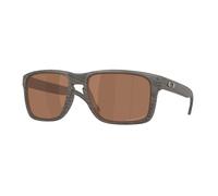 Oakley Unisex Oakley OO9487 HOLBROOK XXL 948708 Lunettes de soleil O_matter Gris Marron Carré Polarisé