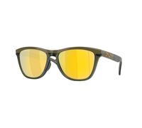 Oakley Unisex Oakley OO9503 FROGSKINS RANGE XL 950304 Lunettes de soleil O_matter Vert Or Ronde Polarisé