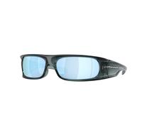 Oakley Unisex Oakley OO9522 HIGHLAND 952204 Lunettes de soleil O_matter Noir Bleu Carré Polarisé