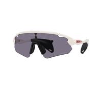 Oakley Unisex Oakley OO9525 STUNT DEVIL A 952505 Lunettes de soleil O_Matière Blanc Gris Carré Normale
