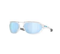 Oakley Unisex Oakley OO9537 CAGE JACKET 953702 Lunettes de soleil O_Matière Transparent Bleu Géométrique Polarisé
