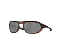 Oakley Unisex Oakley OO9537 CAGE JACKET 953704 Lunettes de soleil O_Matière Marron Gris Géométrique Normale