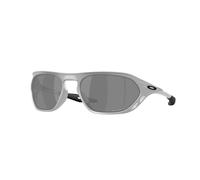 Oakley Unisex Oakley OO9537 CAGE JACKET 953709 Lunettes de soleil O_Matière Argent Gris Géométrique Polarisé