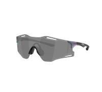 Oakley Unisex Sunglass Cybr Zero Aura Collection - Couleur du Monture: Violet mat/Variation chromatique verte, Couleur de Lentille: Prizm Noir