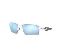 Oakley Unisex Sunglass Flak® 2.0 XL - Couleur du Monture: Blanc poli, Couleur de Lentille: Prizm Deep Water Polarized