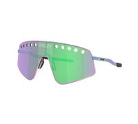 Oakley Unisex Sunglass OO6025 Sutro™ TI Sweep - Couleur du Monture: Marée noire poli, Couleur de Lentille: Prizm Road Jade