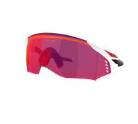 Oakley Unisex Sunglass OO9501 Velo Kato™ - Couleur du Monture: Blanc mat, Couleur de Lentille: Prizm Road