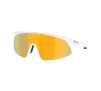 Oakley Unisex Sunglass OO9524D RSLV 141 - Couleur du Monture: Blanc mat, Couleur de Lentille: Prizm 24k