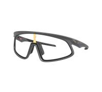 Oakley Unisex Sunglass OO9524D RSLV 141 - Couleur du Monture: Carbone Mat, Couleur de Lentille: Photochromique Iridium Incolore/Noir