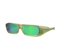 Oakley Unisex Sunglass Permian - Couleur du Monture: Fougère transparent mat, Couleur de Lentille: Prizm Jade