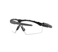 Oakley Unisex Sunglass SI Ballistic M Frame 2.0 Matte Black w/ Clear & Grey ANZI Z87.1 - Couleur du Monture: Noir, Couleur de Lentille: Incolore