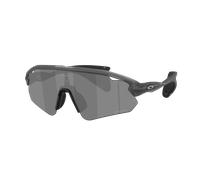 Oakley Unisex Sunglass Stunt Devil (Low Bridge Fit) - Couleur du Monture: Gris mat Smoke, Couleur de Lentille: Prizm Noir