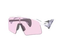 Oakley Unisex Sunglass Stunt Wing - Couleur du Monture: Blanc poli, Couleur de Lentille: Prizm Faible luminosité