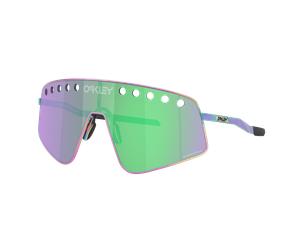 Oakley Unisex Sunglass Sutro™ TI Sweep - Couleur du Monture: Marée noire poli, Couleur de Lentille: Prizm Road Jade
