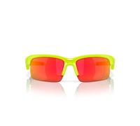 Oakley Youth Sun 0OJ9013 Capacitor Squared Lunettes de soleil unisexe poli Retina Burn/Prizm Ruby, Encre noire, 37