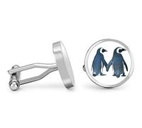 Oakmont Cufflinks Penguin Couple Boutons de Manchette
