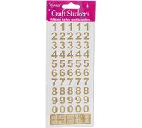 Oaktree Crafts Eleganza Caractères Gras Doré Numéro 65