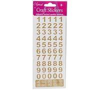 Oaktree Crafts Eleganza caractères Gras doré numéro 65