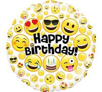 Oaktree Emoji Birthday Balloon 18"