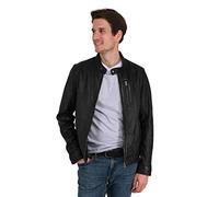 Oakwood Agent Blouson en Cuir, Noir, 3XL Homme