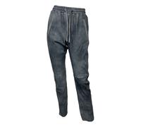 Oakwood, Femme, Pantalons, Gris, Taille: 38 FR Gift 65042 Pantalon de jogging en cuir suédé