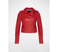 Veste en cuir femme Oakwood Yoko Rouge L