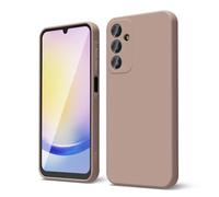 oakxco Coque Silicone pour Samsung Galaxy A25 5G, Étui Ultra Fine Souple Gel Caoutchouc Anti-Chocs Housse Toucher Soyeux, Slim Esthétique Protection Cover, Brun