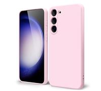 oakxco Coque Silicone pour Samsung Galaxy S23, Étui Ultra Fine Souple Gel Caoutchouc Anti-Chocs Housse Toucher Soyeux, Slim Esthétique Protection Cover, Rosa