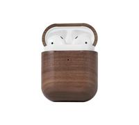 Oakywood Étui Airpods en Bois, Housse pour Écouteurs Polie À La Main Et Fabriquée À La Main, Bois Naturel, Contre Les Chutes Et Les Chocs, Compatible avec Les Airpods, Étui De Chargement, Noyer