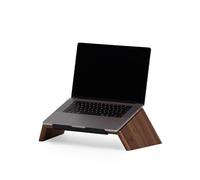 Oakywood Support Ordinateur Portable - Fait à la Main - Support en Bois Naturel, Fabriqué dans l'UE - Compatible avec MacBook et Ordinateurs Portables 15-16" - Laptop Stand - 50x25x15cm - Noyer