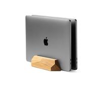 Oakywood Support Vertical Ordinateur Portable - Support Laptop Bureau - Compatible avec MacBook Pro, MacBook Air, iPad - en Bois de Chêne Fait à la Main - Double Support Vertical Laptop